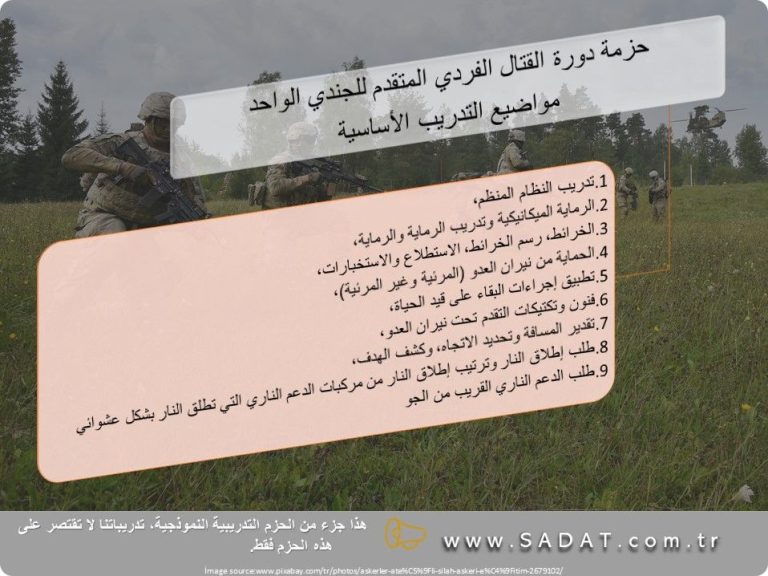 حزمة دورة القتال الفردي المتقدم للجندي الواحد