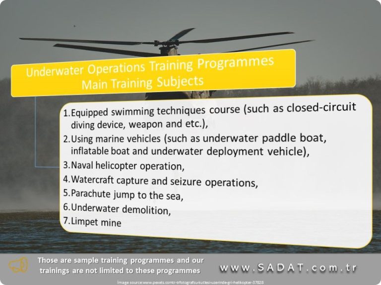 Underwater Operations Training Programmes
