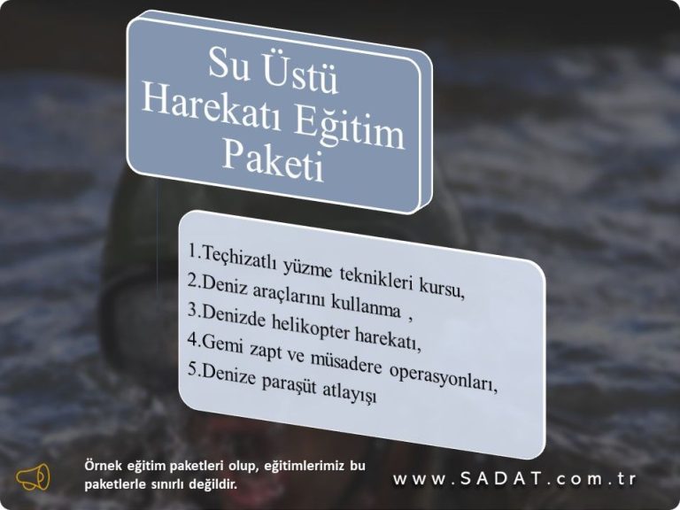 Su Üstü Harekatı Eğitim Paketi