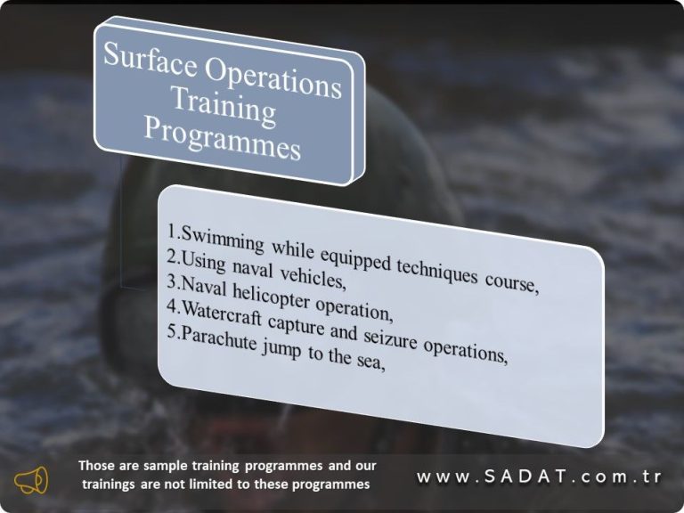 Surface Operations Training Programmes
