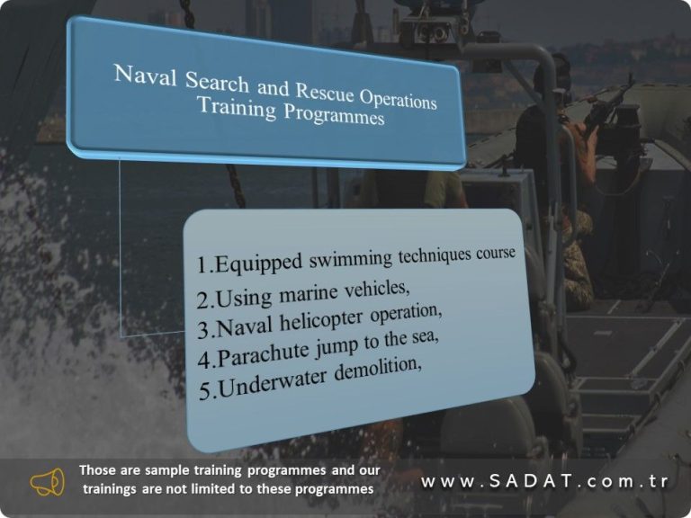 Naval Search and Rescue Operations Training Programmes