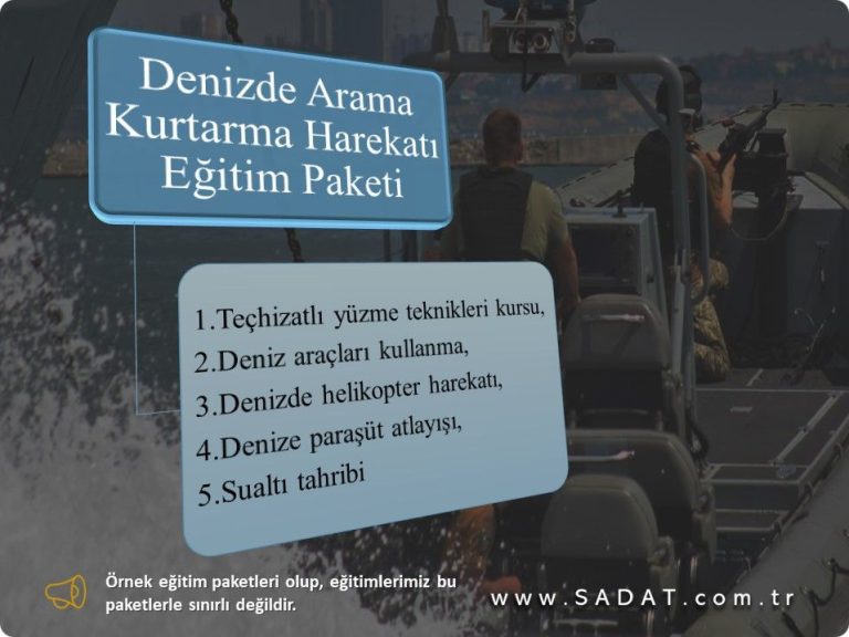 Denizde Arama Kurtarma Harekatı Eğitim Paketi