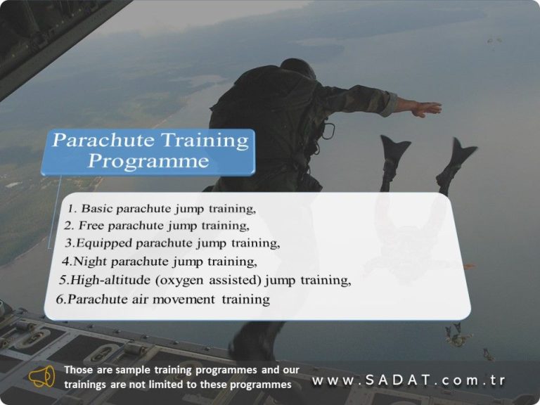 Parachute Training Programme