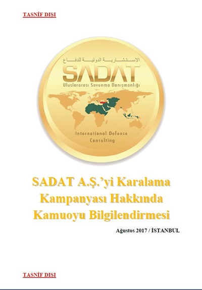 SADAT - Bir Uluslararası Savunma Danışmanlık Şirketi SADAT Gerçeği